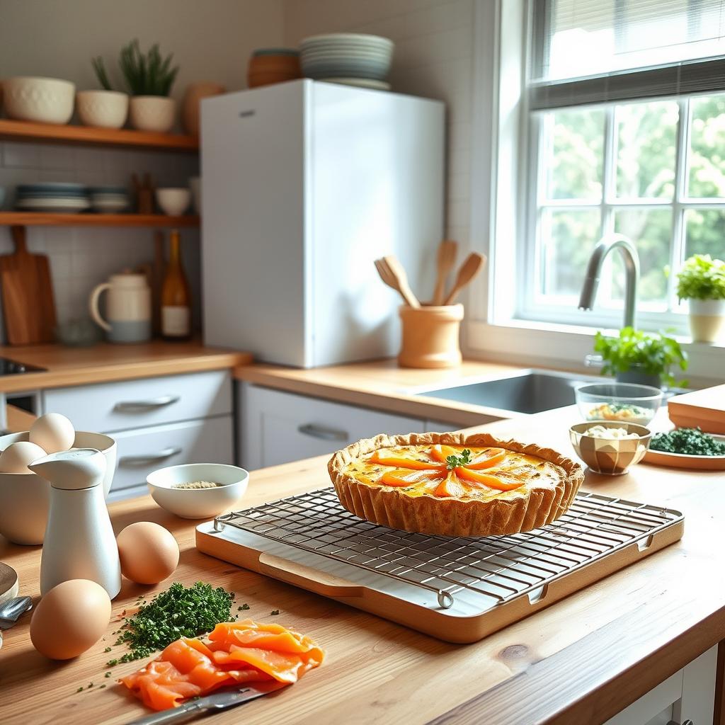 How to Make Smoked Salmon Quiche Recipe Crustless Step-by-Step